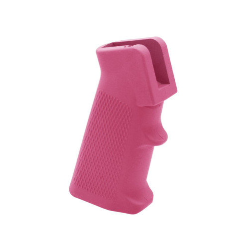MCS AR-15/10 A2 Style Pistol Grip w/ Screw & Lock Washer - Cerakote Pink 
