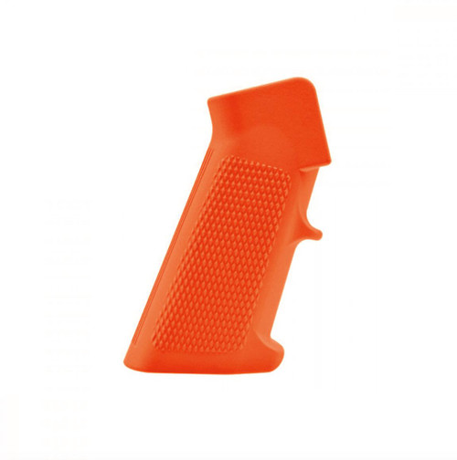 MCS AR-15/10 A2 Style Pistol Grip w/ Screw & Lock Washer - Cerakote Orange 
