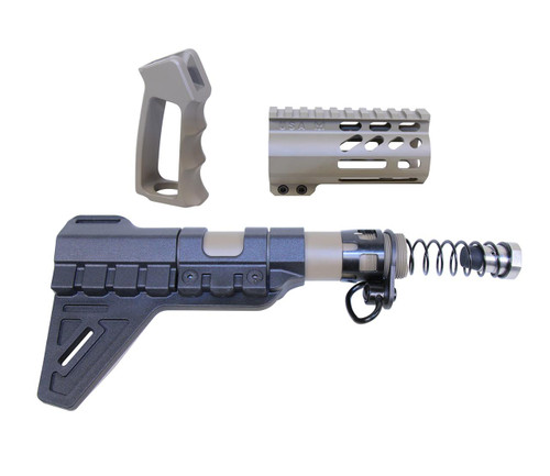 Buy Micro AR Pistol Furniture Anodized Purple | MCS Gearup