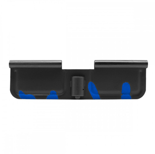 MCS AR-15 Ejection Port Cover Dust Cover Assembly - Black w/ Blue Flame - CERAKOTE CAMO 