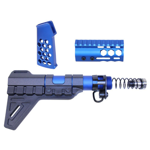 Buy AR Micro Honeycomb Pistol Furniture Purple | MCS Gearup