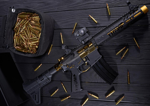 MCS AR-15 7.5″ 5.56 1:7 Twist Contour 4150 Barrel - Gold Titanium Nitride Finish 