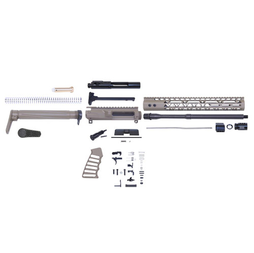 MCS AR-15 5.56 Cal Complete Airlite Series Rifle Kit - Flat Dark Earth 