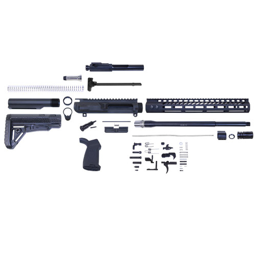 MCS AR .308 Cal Complete Rifle Kit Combo #1 - Anodized Black 