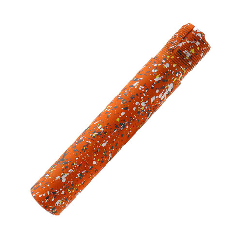 MCS AR Pistol Buffer Tube - Base Hunter Orange - Pattern - Sniper Gray - Bright White - Lemon Zest - Cerakote Splatter 