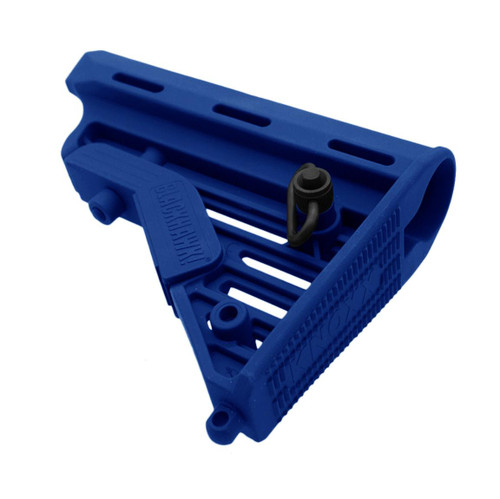 MCS AR-15 Blackhawk Knoxx Six Position Buffer Tube Kit - Cerakote Blue Flame 