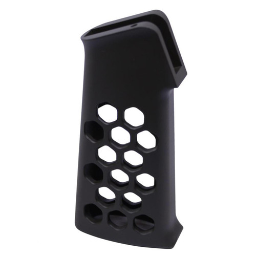 MCS AR-15 Skeletonized Aluminum Pistol Grip - Anodized Black 