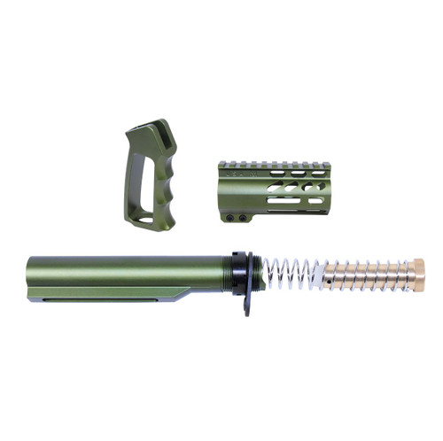 Buy AR Micro Pistol Furniture With Milspec USA Made Anodized Green