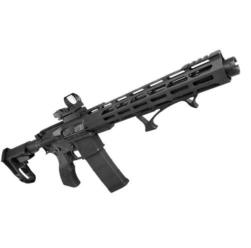 MCS AR-15 12” M-LOK DELTA SERIES FREE FLOAT FLAT TOP RAIL - BLACK 