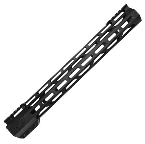 MCS AR-15 15” M-LOK DELTA SERIES FREE FLOAT FLAT TOP RAIL - BLACK 