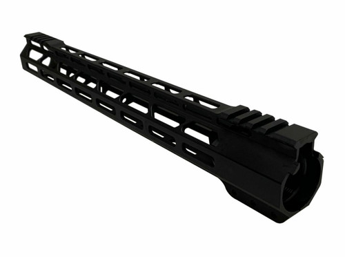 MCS AR-15 15” M-LOK DELTA SERIES FREE FLOAT FLAT TOP RAIL - BLACK 