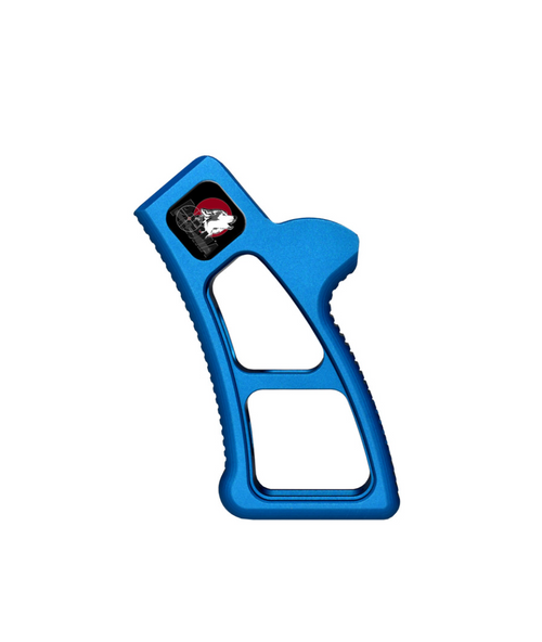 MCS "Featureless" Skeletonized Rear Pistol Style Grip, Blue