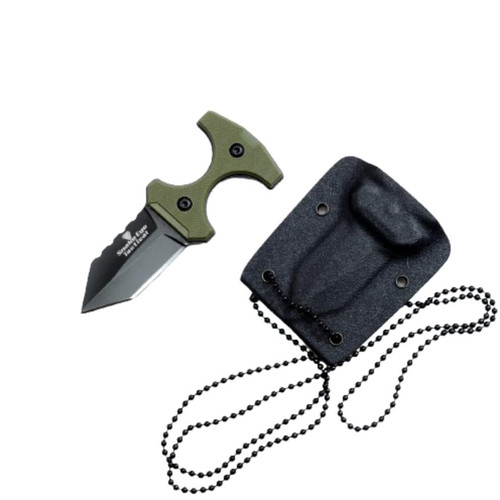 MCS SNAKE EYE NECK KNIFE FIXED BLADE - OD GREEN 