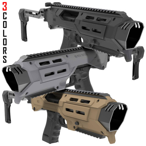Meta Tactical MX-1 CONVERSION KIT – ALL IN ONE CHASSIS FOR GLOCK, P80, & PSA DAGGER 