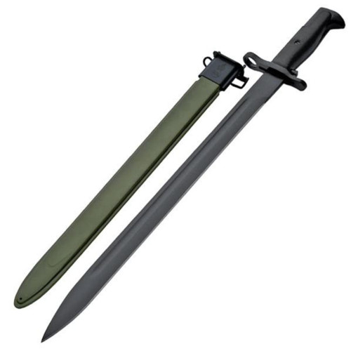MCS M1 GARAND BAYONET 21.5″ WITH WAR GREEN SHEATH 