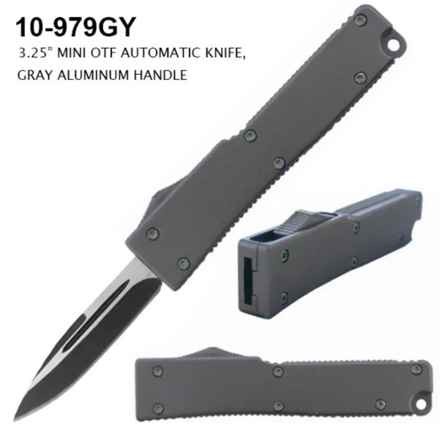 MCS TACTICAL MINI OTF KNIFE 3.25″ - BLACK 