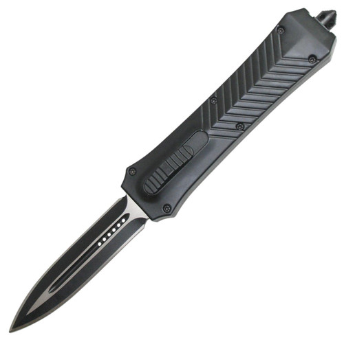 MCS TACTICAL OTF KNIFE 9″ OVERALL WITH SHEATH - BLACK 
