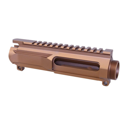 MCS AR-15 5.56 “Slabside” Stripped Billet Upper Receiver - Anodized Bronze 