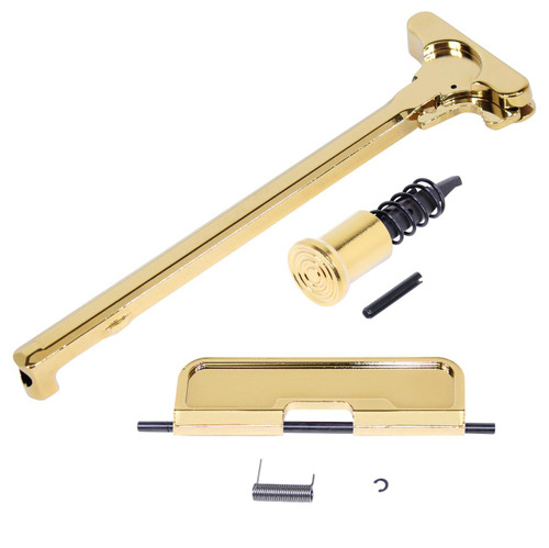 MCS AR-15 Upper Receiver Assembly Kit - Gold Plated 