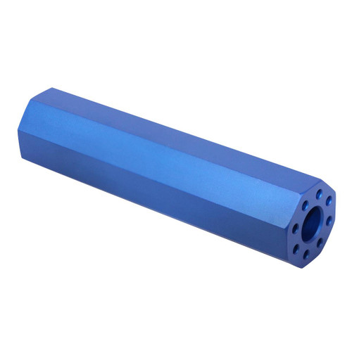 MCS AR-15 4.5” Octagonal Fake Suppressor - Anodized Blue 