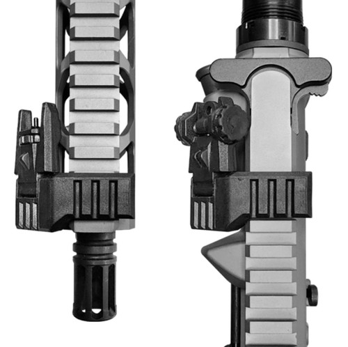 MCS TACTICAL 45 DEGREE FLIP-UP POLYMER SIGHT SET 
