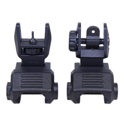 MCS AR-15 ‘PQS’ Polymer Quick Sights - Black 