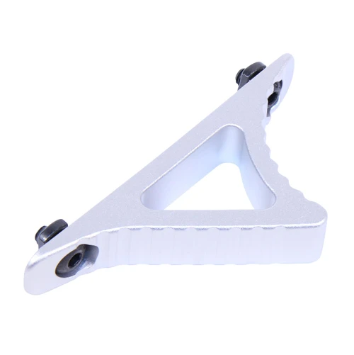 MCS Skeletonized Angled Foregrip For M-LOK - Anodized Silver 