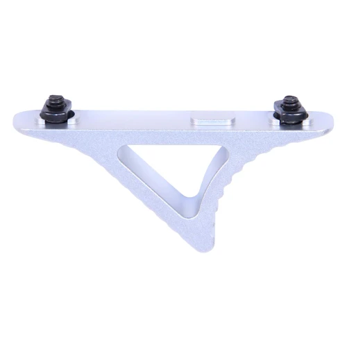 MCS Skeletonized Angled Foregrip For M-LOK - Anodized Silver 