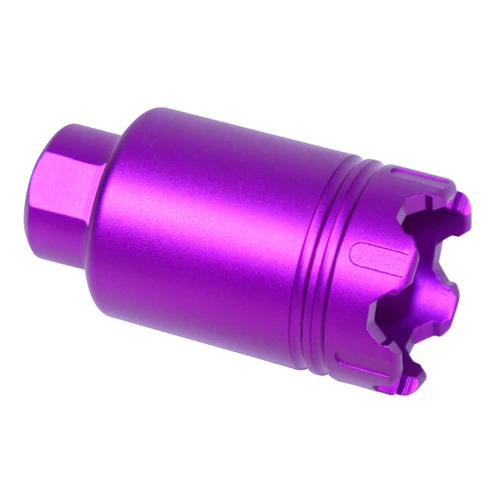 MCS AR-15 Micro ‘Trident’ Flash Can With Glass Breaker - Anodized Purple 