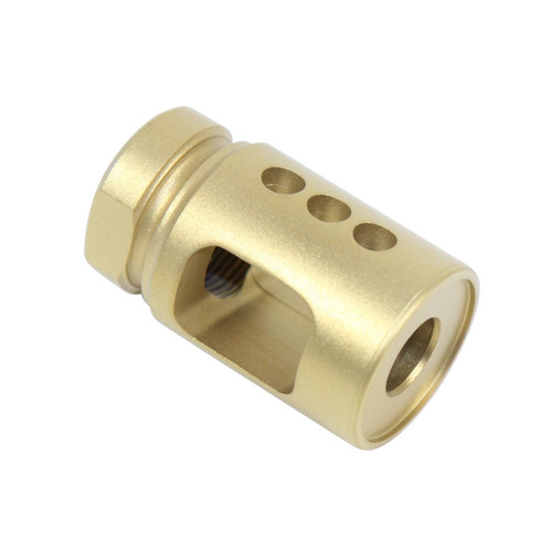 MCS AR-15 Micro Comp Steel Compensator - Gold 