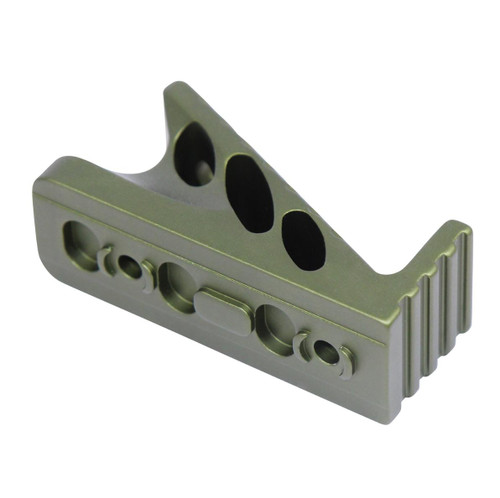 MCS AR-15 M-LOK Micro Angle Grip - Anodized Green 