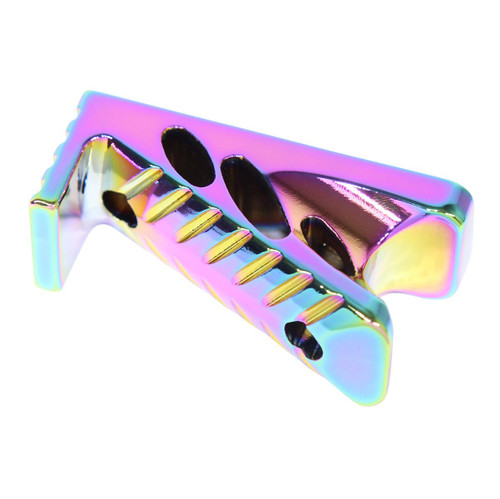 MCS AR-15 M-LOK Micro Angle Grip - Rainbow PVD Coated 
