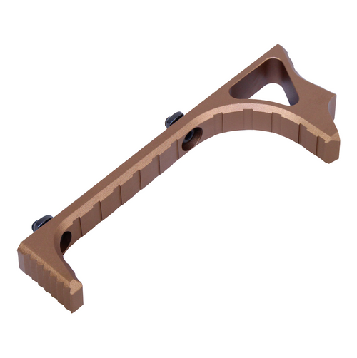 MCS AR-15 Skeletonized Ultralight Angled Grip For M-LOK - Anodized Bronze