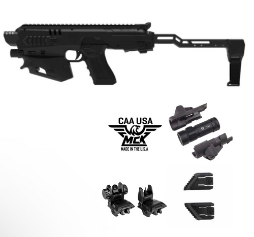 CAA MCK EVO STAGE 1 MICRO CONVERSION KIT – PISTOL TO PDW CROSS PLATFORM CHASSIS - USA MADE