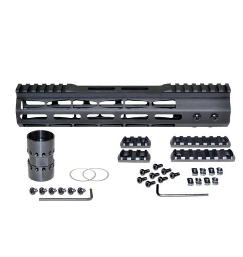MCS AR-15 Super Light M-LOK Series Free Float Handguard with Partial Top Rail 