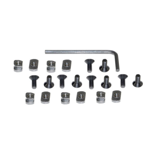 MCS M-LOK Replacement T Nut & Screw Set - 10 pcs 