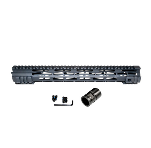 MCS AR-15 M-LOK 15" Slim Free Float Handguard - USA Made