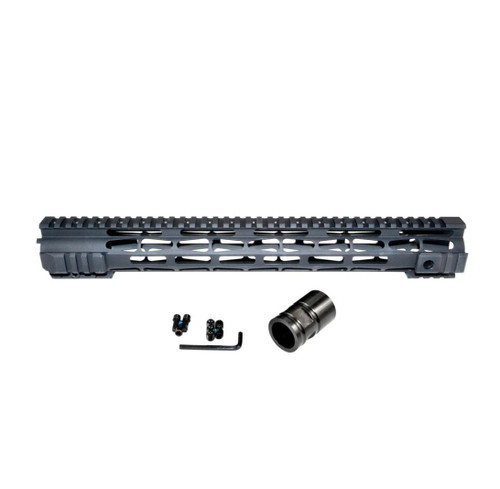 MCS AR-15 M-LOK 15" Slim Free Float Handguard - USA Made 