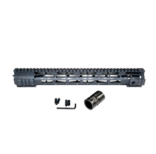 AR-10 DPMS .308 M-LOK Series Slim Free Float Handguards, 15" High Profile