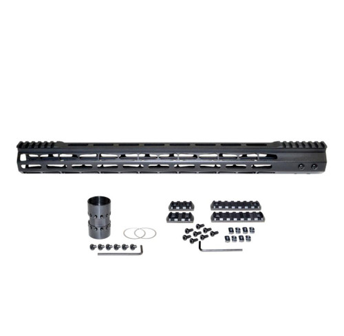 MCS AR-15 19'' Super Light M-LOK Series Free Float Handguard with Partial Top Rail 