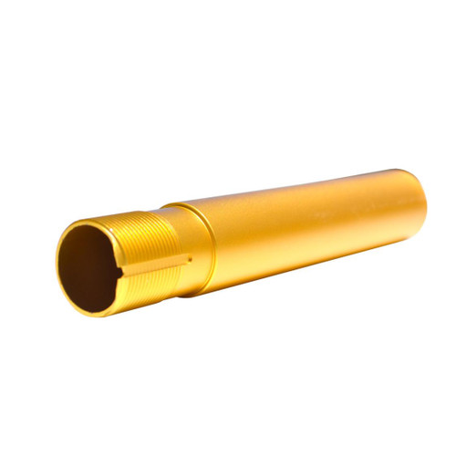 MCS AR-15 Pistol Buffer Tube - Anodized Aluminum - Gold 