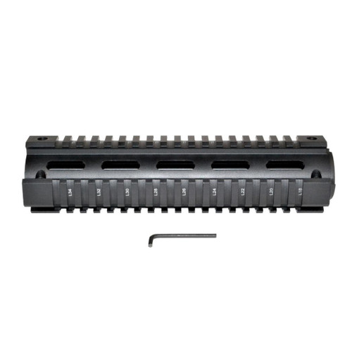 MCS AR-10 2pc Mid-Length 8.75" Handguard for DMPS LR .308 Low Profile - Fits Round End Cap 