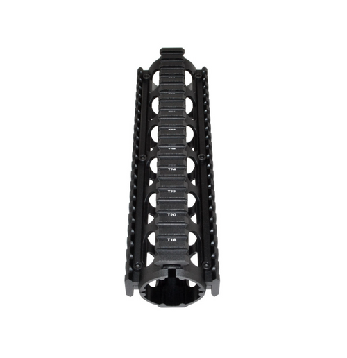 MCS AR-15 8.7" Mid-Length 2pc Drop-In Handguard for ROUND End Cap