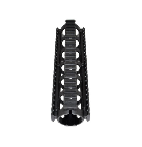 MCS AR-15 8.7" Mid-Length 2pc Drop-In Handguard for ROUND End Cap 