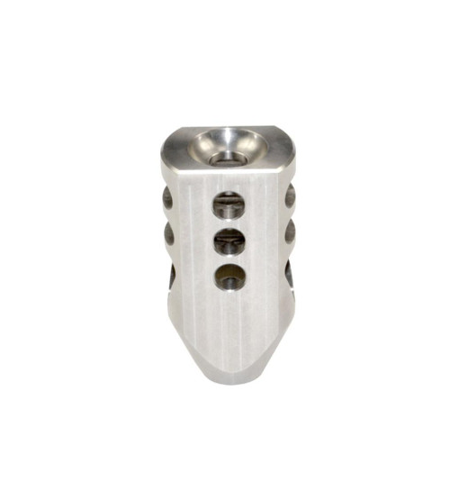 MCS AR-15 1/2x28 Competition Grade Muzzle Brake - Stainless Steel 