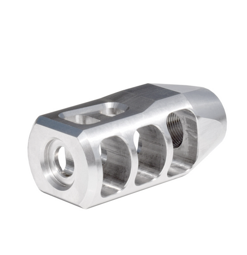 MCS AR-15 Tanker Style 1/2x28 Muzzle Brake - Stainless Steel