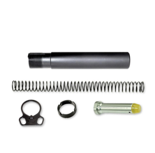 MCS AR-15 Pistol Buffer Tube Kit with Dual Sling End Plate 