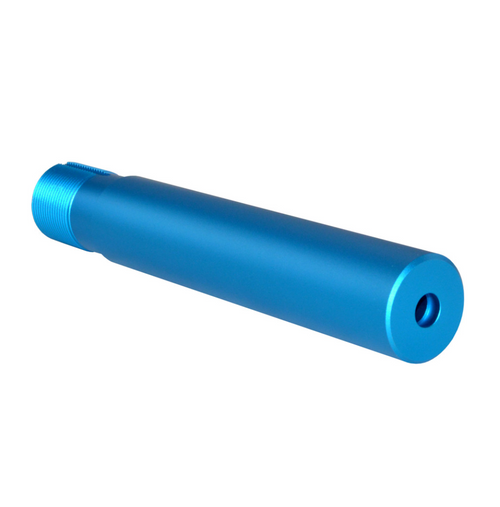 MCS AR-15 Pistol Buffer Tube 7.3" with hole for QR Sling Adapter - Blue Anodized