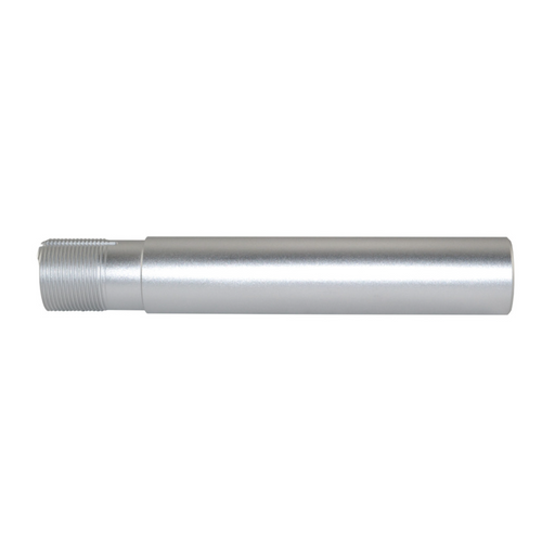 MCS AR-15 Pistol Buffer Tube 7.3" with hole for QR Sling Adapter - Silver Anodized