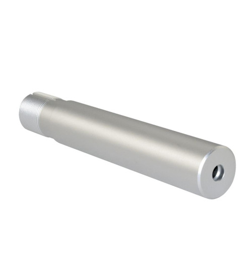 MCS AR-15 Pistol Buffer Tube 7.3" with hole for QR Sling Adapter - Silver Anodized 